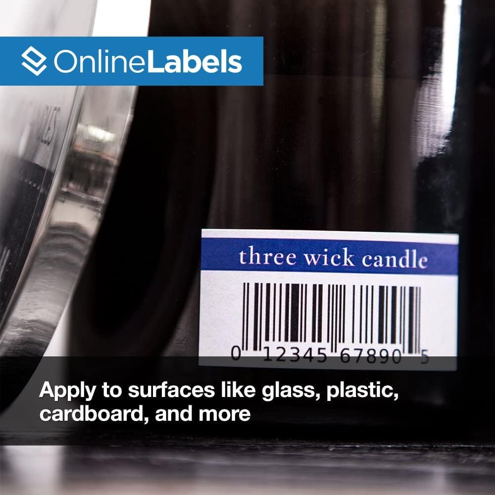 2 x 1 Rectangle Barcode Labels - Pack of 80,000 Labels, 2,000 Sheets - Inkjet/Laser Printer - Online Labels