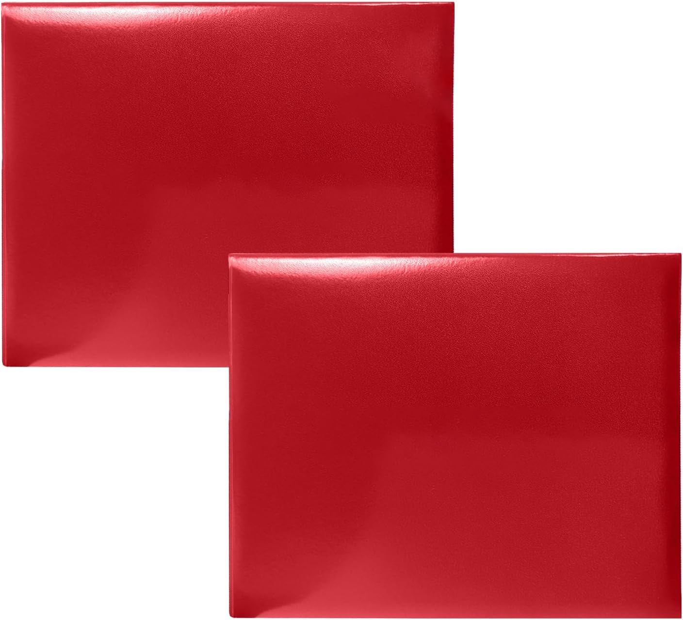 Certificate Holders 8.5"x11" Graduation Diploma Cover Document Leather Folders,Red-2 Pack