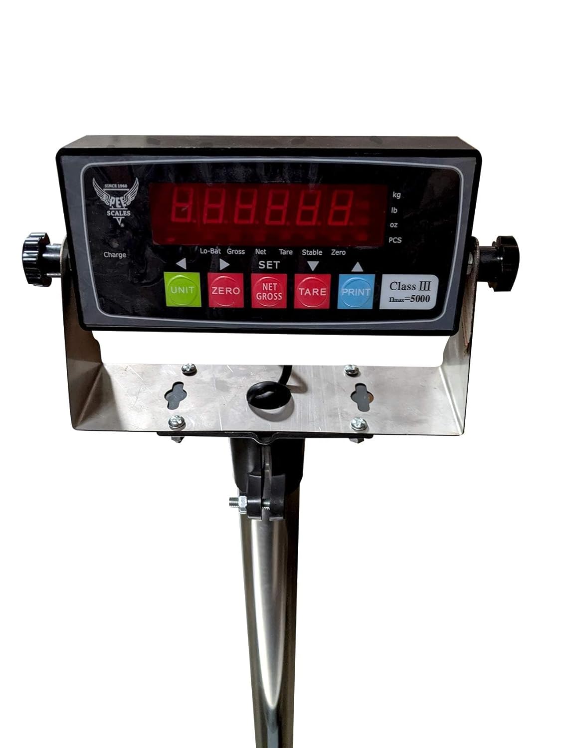 Stainless Steel Bench Scale, Commercial Digital Weighing Scale/Postal Scale/Shipping Scale, 800×0.05lb Capacity (18"x 24")