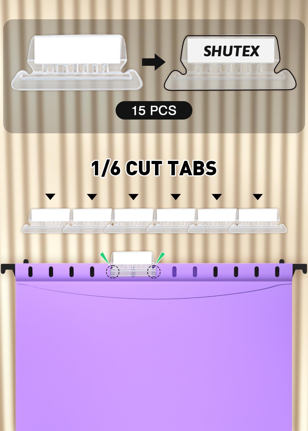 Extra Capacity Legal Size Hanging File Folders,12 Pack Reinforced Plastic Hanging Folder, Heavy Duty 2 Inch Expansion, Filing Cabinet Folders for Bulky Files, Medical Charts, Colorful