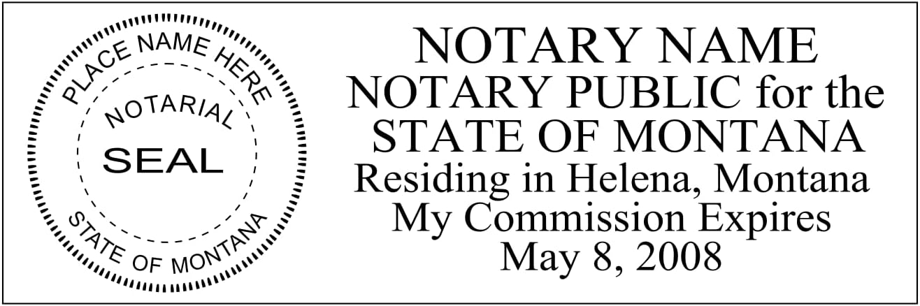 Notary Stamp Seal Ink Personalized Self Inking Stamp Custom Stamp Rubber Stamp Trodat 4913 Self Ink Notary Stamp - 7/8" x 2-3/8" Impression Area