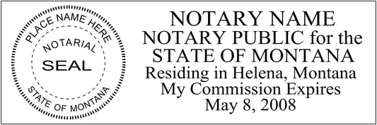 Notary Stamp Seal Ink Personalized Self Inking Stamp Custom Stamp Rubber Stamp Trodat 4913 Self Ink Notary Stamp - 7/8" x 2-3/8" Impression Area