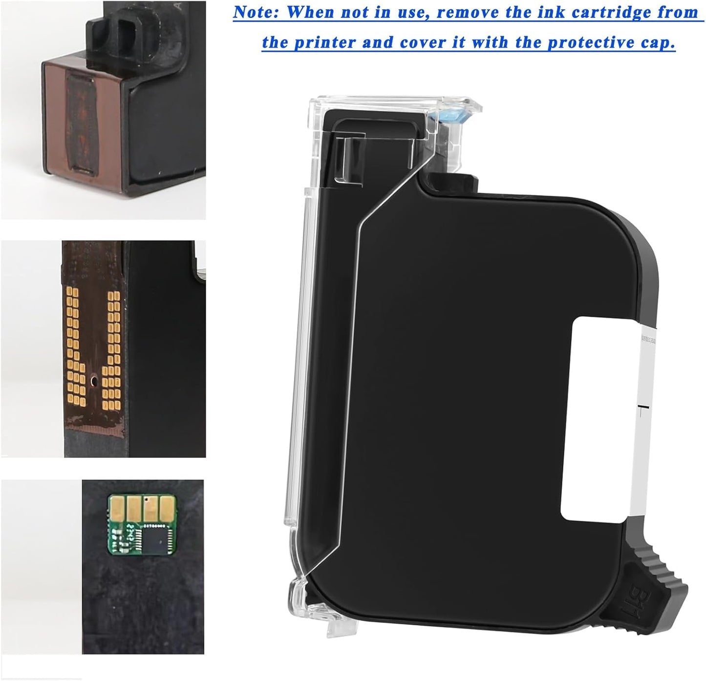 Original White Ink Cartridge for 1580P1 Handheld Printer - Quick-Drying Ink, 42ml