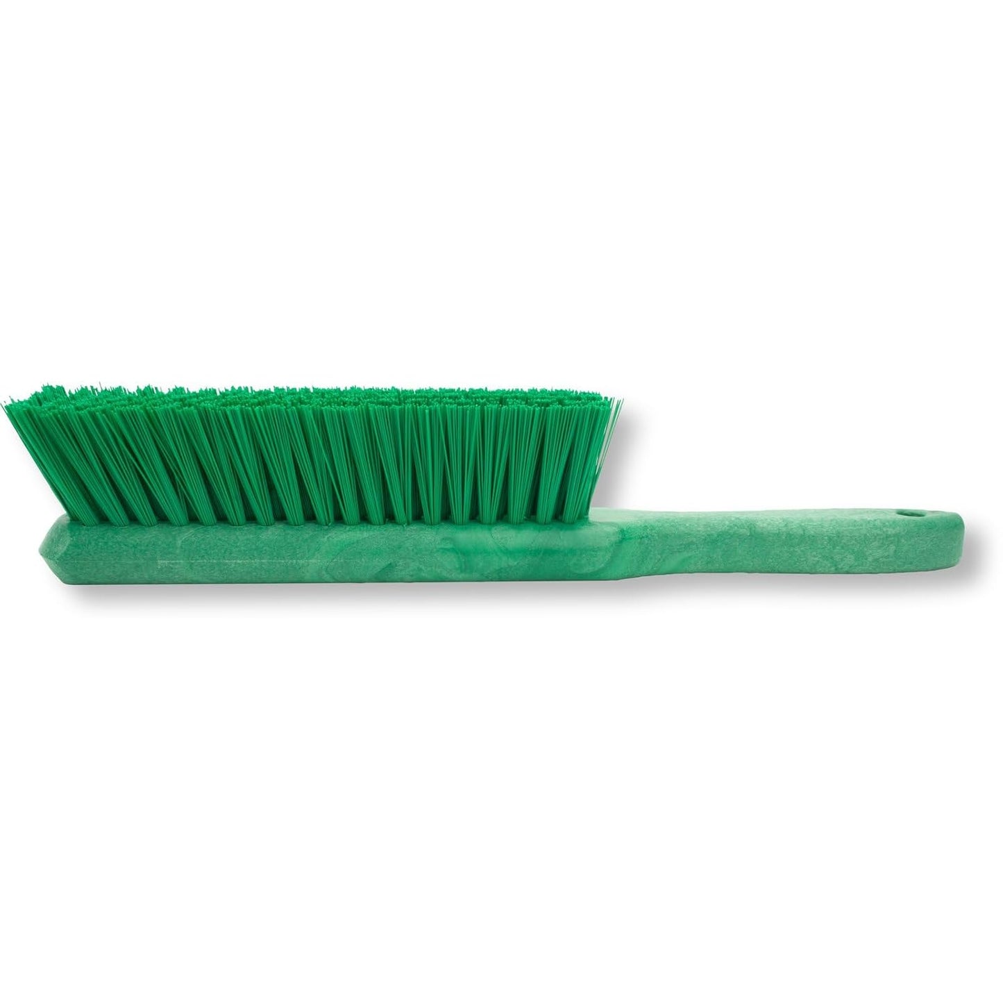 SPARTA Handheld Soft Counter Brush 8 Inch Bristle Span, Multi-Use Dust Brush with 5 Inch Handle for Tables, Countertops, and Delicate Surfaces, Polyester, Green