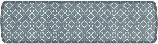 GelPro Elite Premier Gel Anti-Fatigue Kitchen Comfort Floor Mat, 20x72”, Trellis Classic Grey