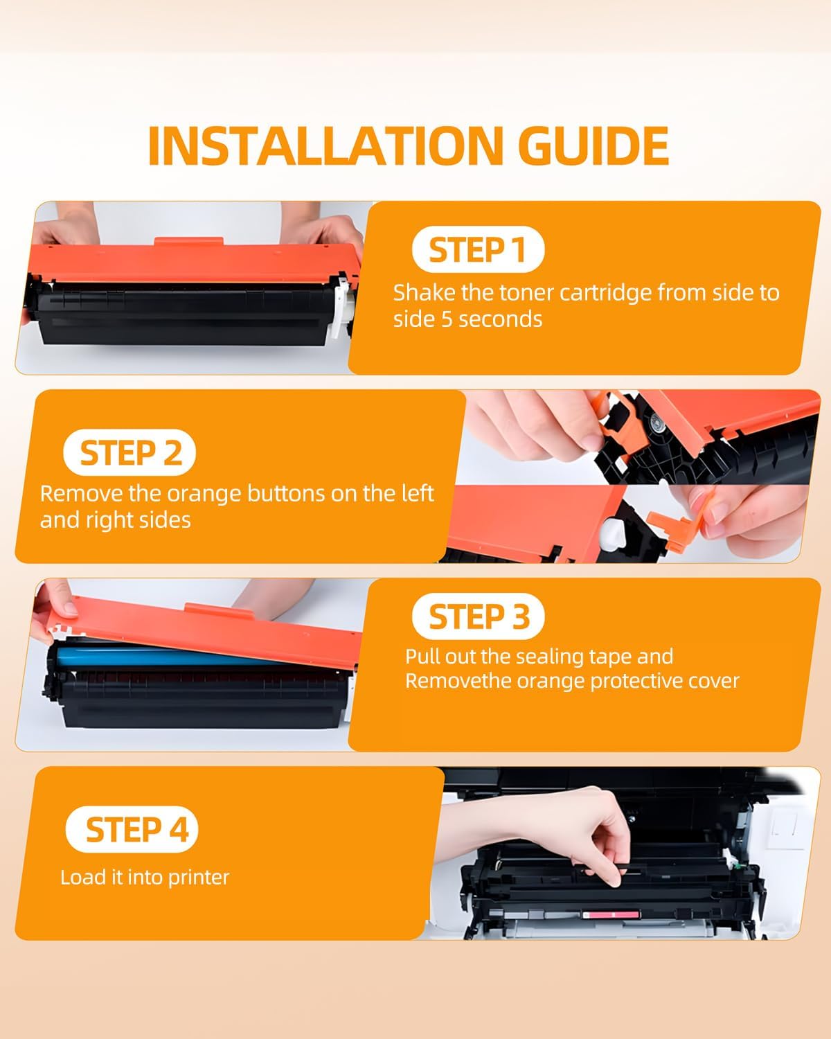 067H MF656Cdw Toner Cartridge Set Compatible for Canon 067H 067 Toner for Canon imageClass LBP633Cdw, LBP632Cdw, LBP631Cw, MF651Cw, MF653Cdw, MF654Cdw, MF655Cdw, MF656Cdw (067H, 4Pack)