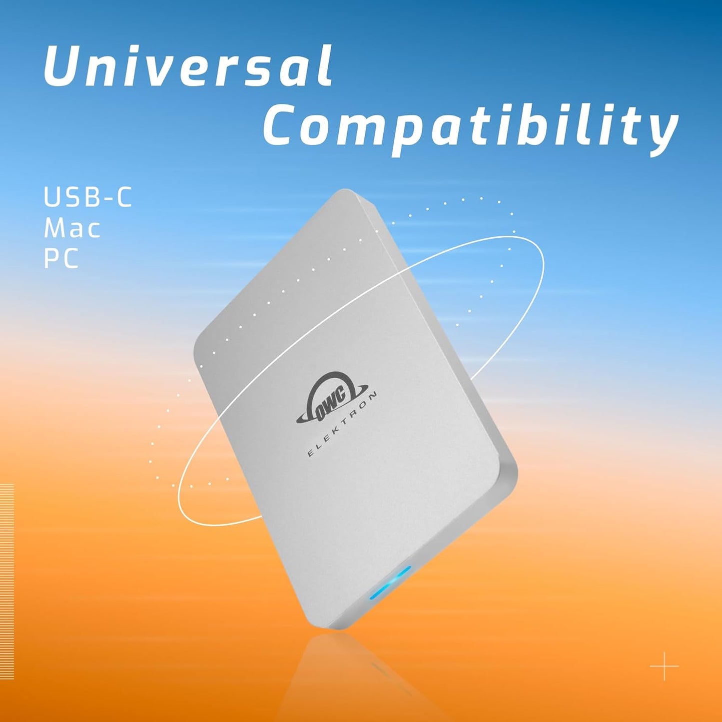 OWC 480GB Envoy Pro Elektron USB 3.2 (10Gb/s) Bus-Powered Portable NVMe SSD, Compatible with Thunderbolt and USB Macs, PCs, and Devices Like iPad Pro/Chromebook, Includes USB-C Cable