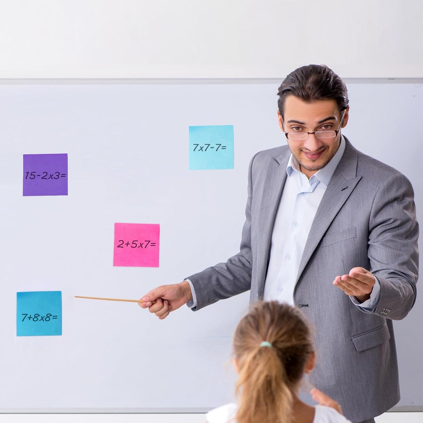 48 Pack 2400 Sheets Sticky Notes 3x3 Inches Bulk Colored Posted Notes 8 Colors Notes Stickies Note Pads for Office, School, and Home Supplies, 50 Sheets/pad