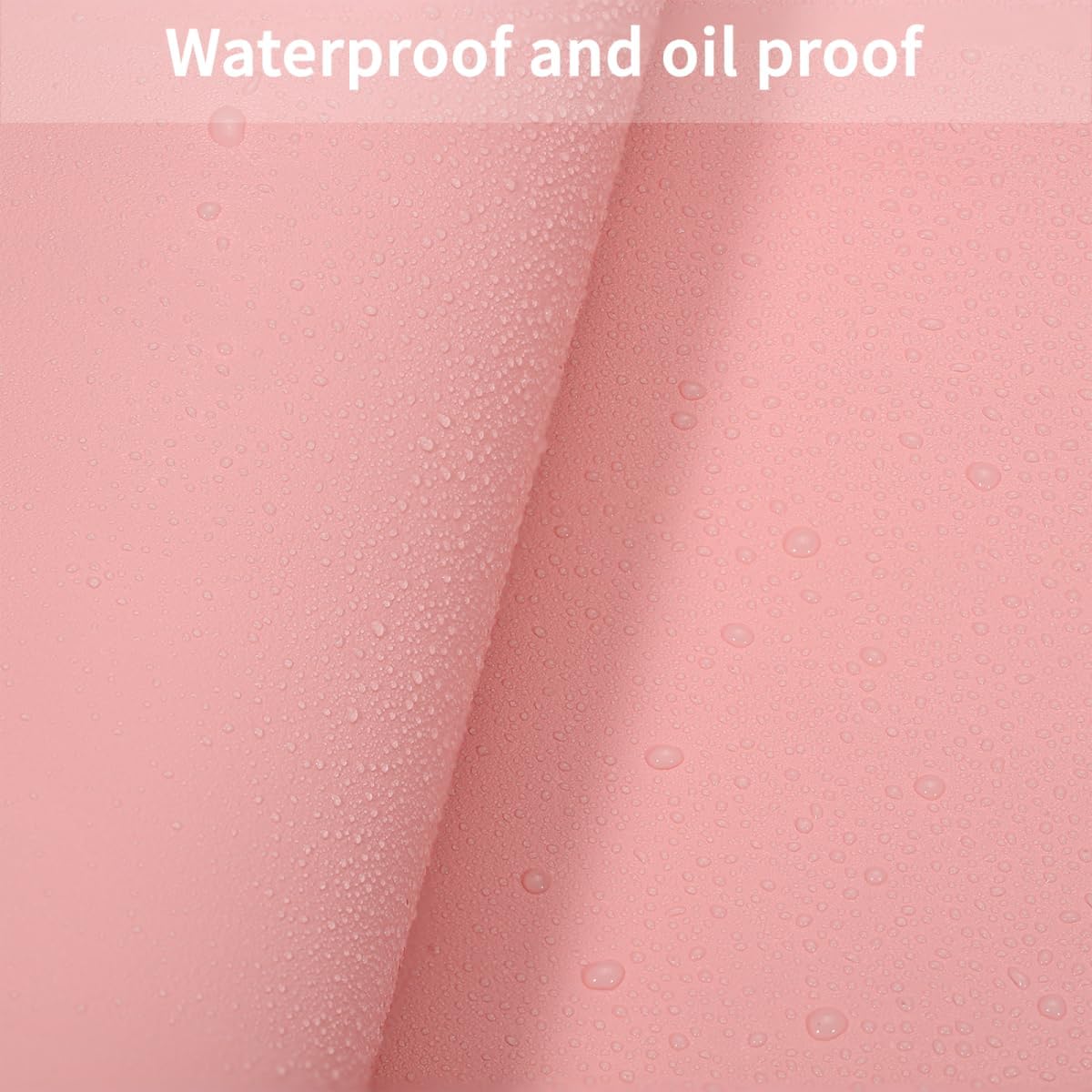 Desk Pad Mat - 24x60 Inch Waterproof Easy to Clean Can Conceal Flaws Protector The Table Top from Scratches Used for Coffee Table Office Table Dresser(Pink+Silvery 24x60)