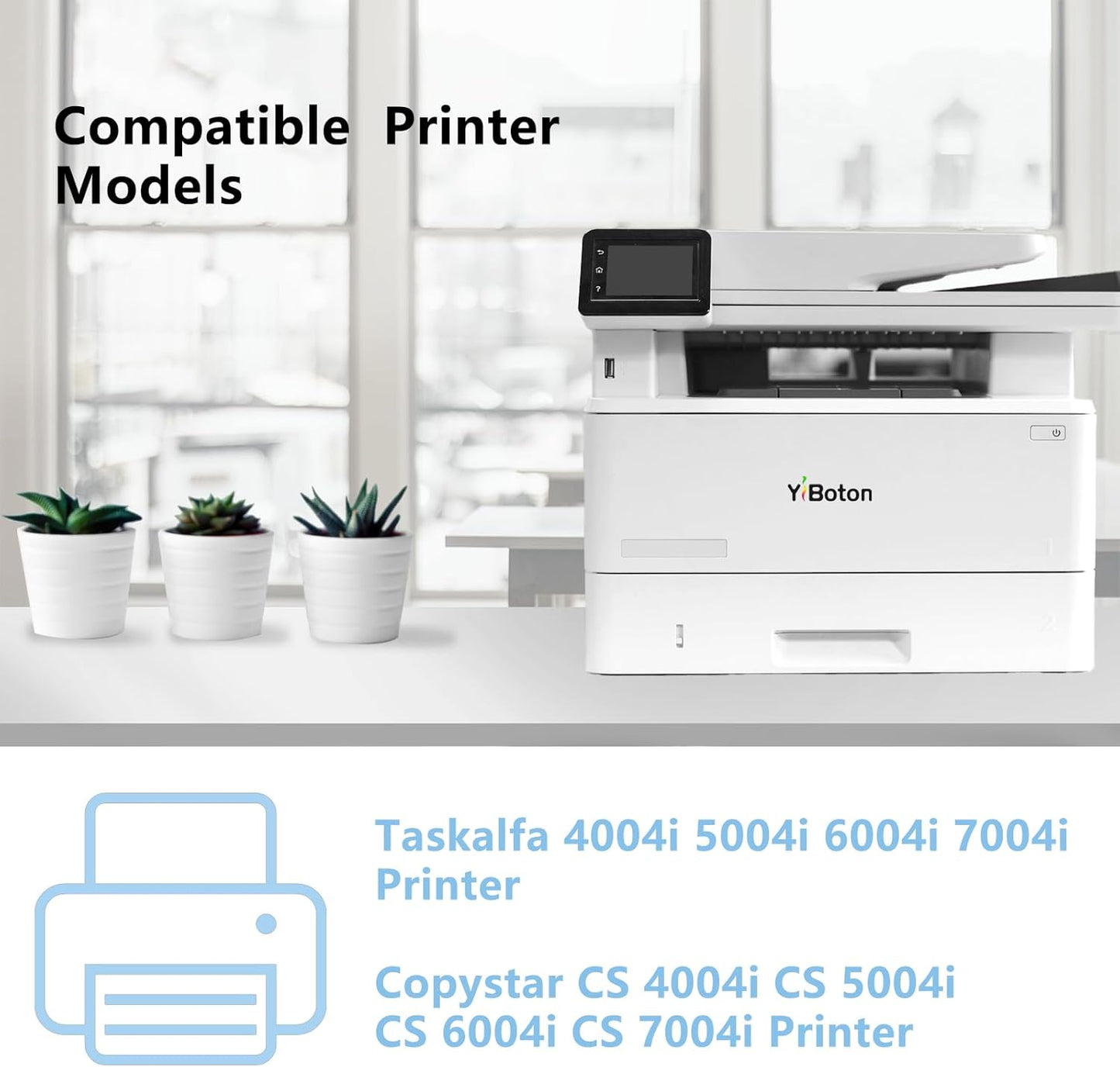 TK6347 TK-6347 Black Toner Cartridge Compatible for TK-6347 TK6347 Toner for Taskalfa 4004i 5004i 6004i 7004i Copystar CS 4004i CS 5004i CS 6004i CS 7004i Printer (2-Pack)