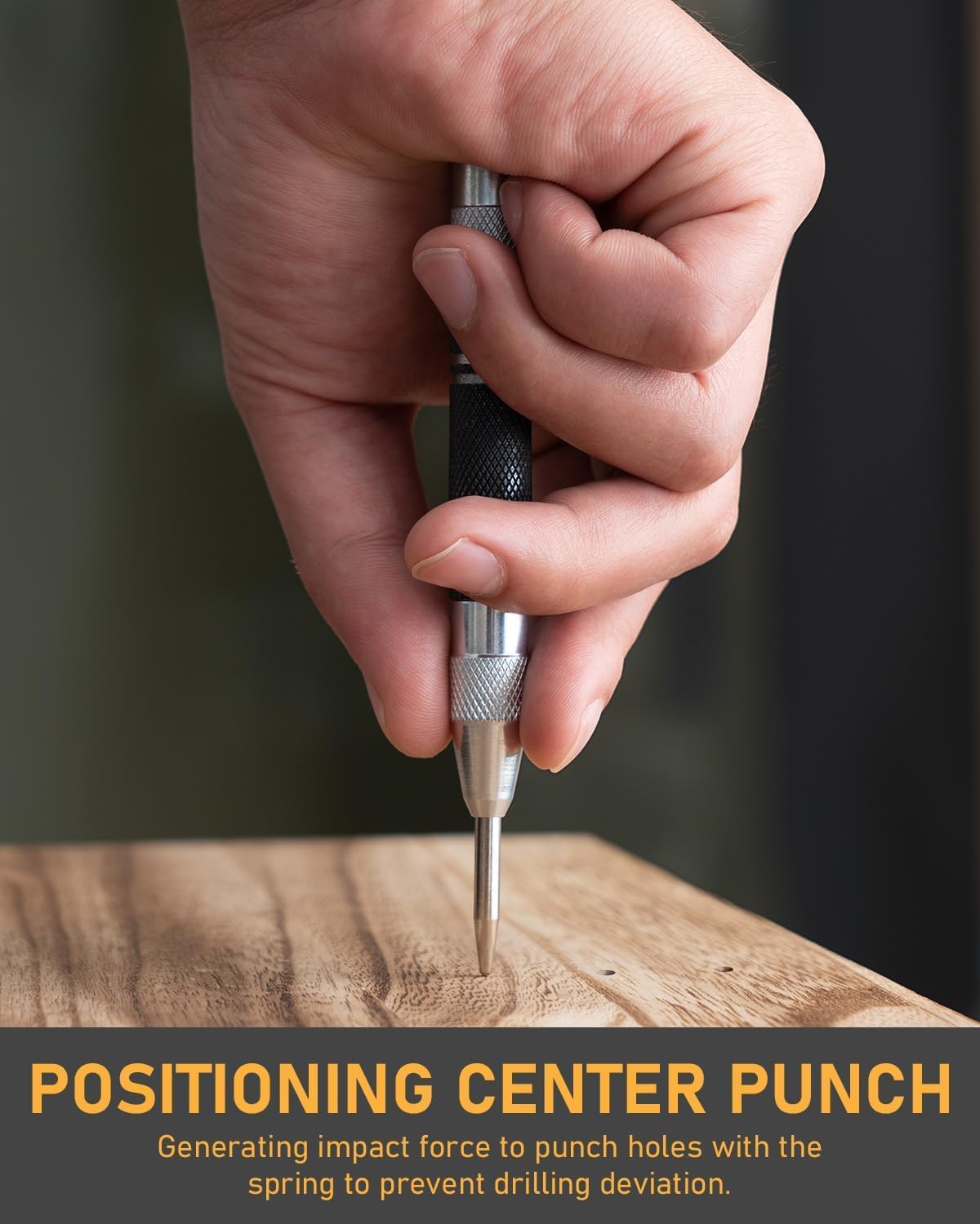 22 Pack Mechanical Carpenter Pencil Set with Sharpener 60 Refills, Automatic Center Punch, Carbide Scribe Tool, Eraser and Deep Hole Marker Pen, Heavy Duty Construction Pencil for Architect-With Pouch