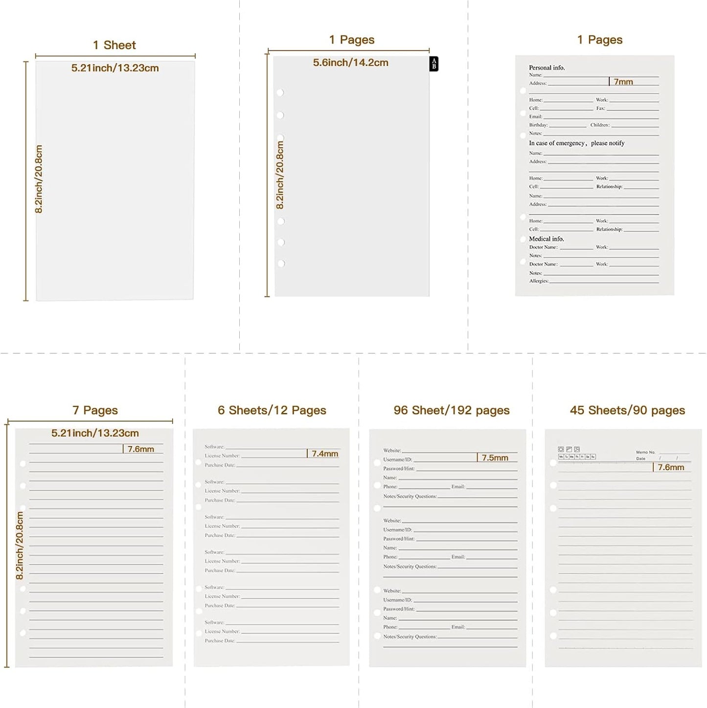 BTSFTOGET Password Book with Alphabetical Tabs & Lock, 302 Pages Leatherette Hardcover Internet Address Keeper Logbook, Refillable Pages, 576 Entries Large Print for Seniors Home Office, A5