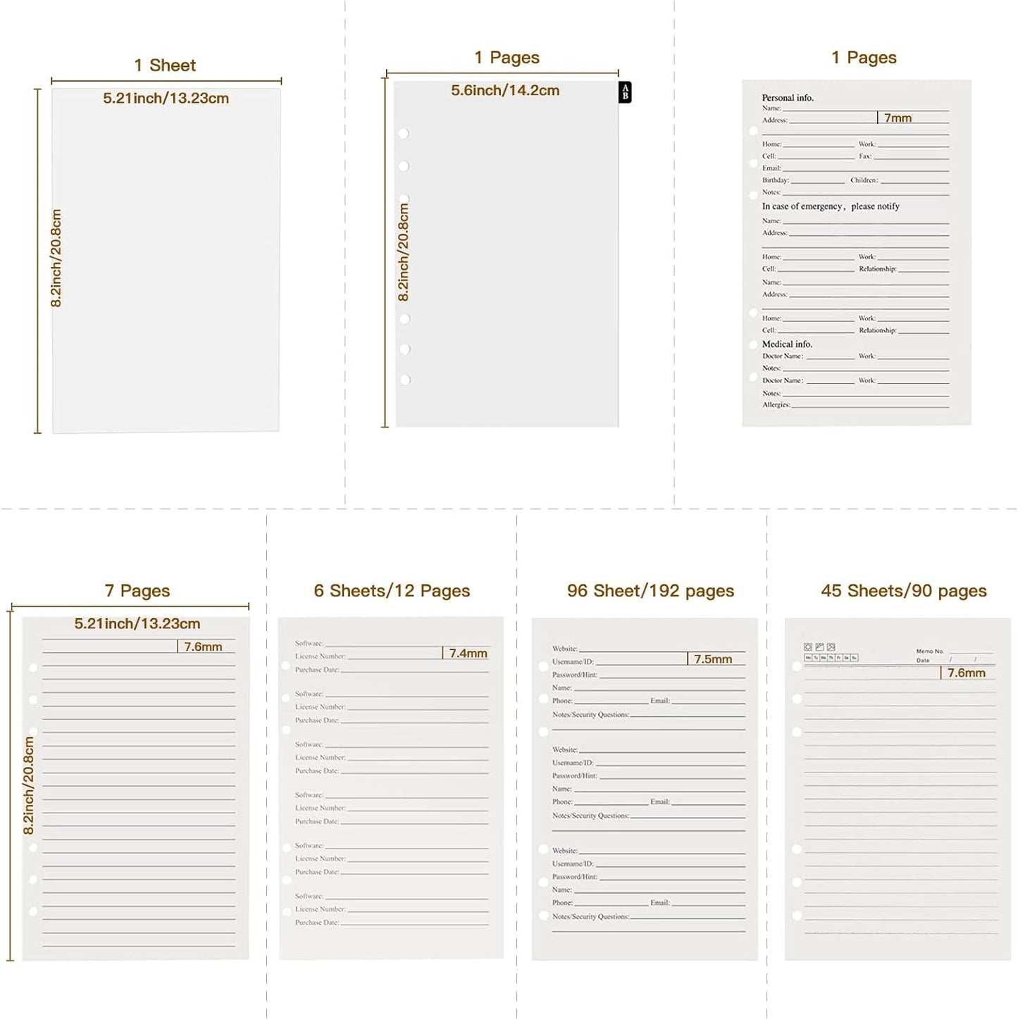 BTSFTOGET Lockable Password Book with Alphabetical Tabs, 302 Pages Vintage Black PU Hardcover Internet Address & Password Organizer Logbook, A5 Refillable Pages Large Print 576 Entries, for Seniors