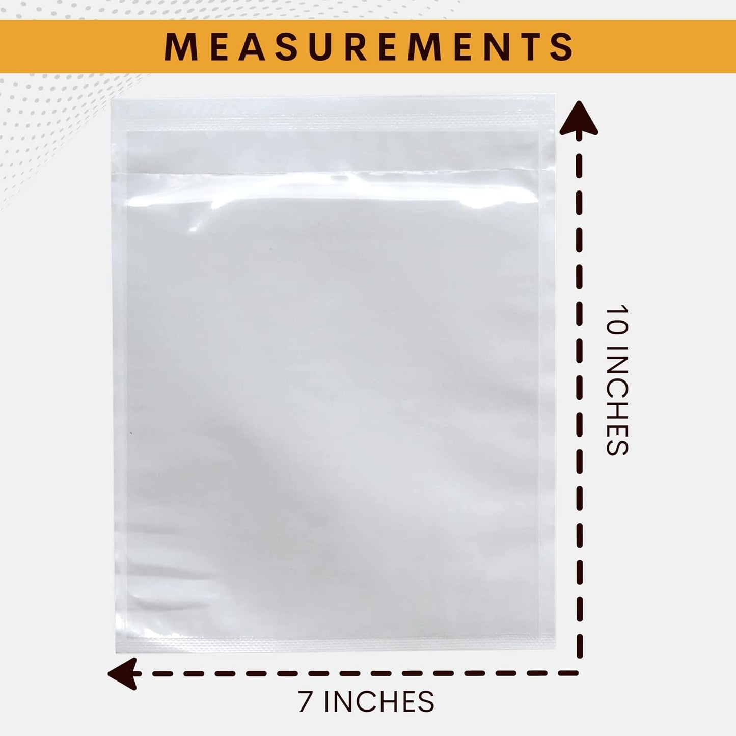 2000 Pack 7"x10" Shipping Label Sleeves – Clear Self-Adhesive Packing Slip Pouches, Waterproof Packing List Envelopes – Ideal for Shipping Documents, Mailing Labels, Invoices & Packing Slips