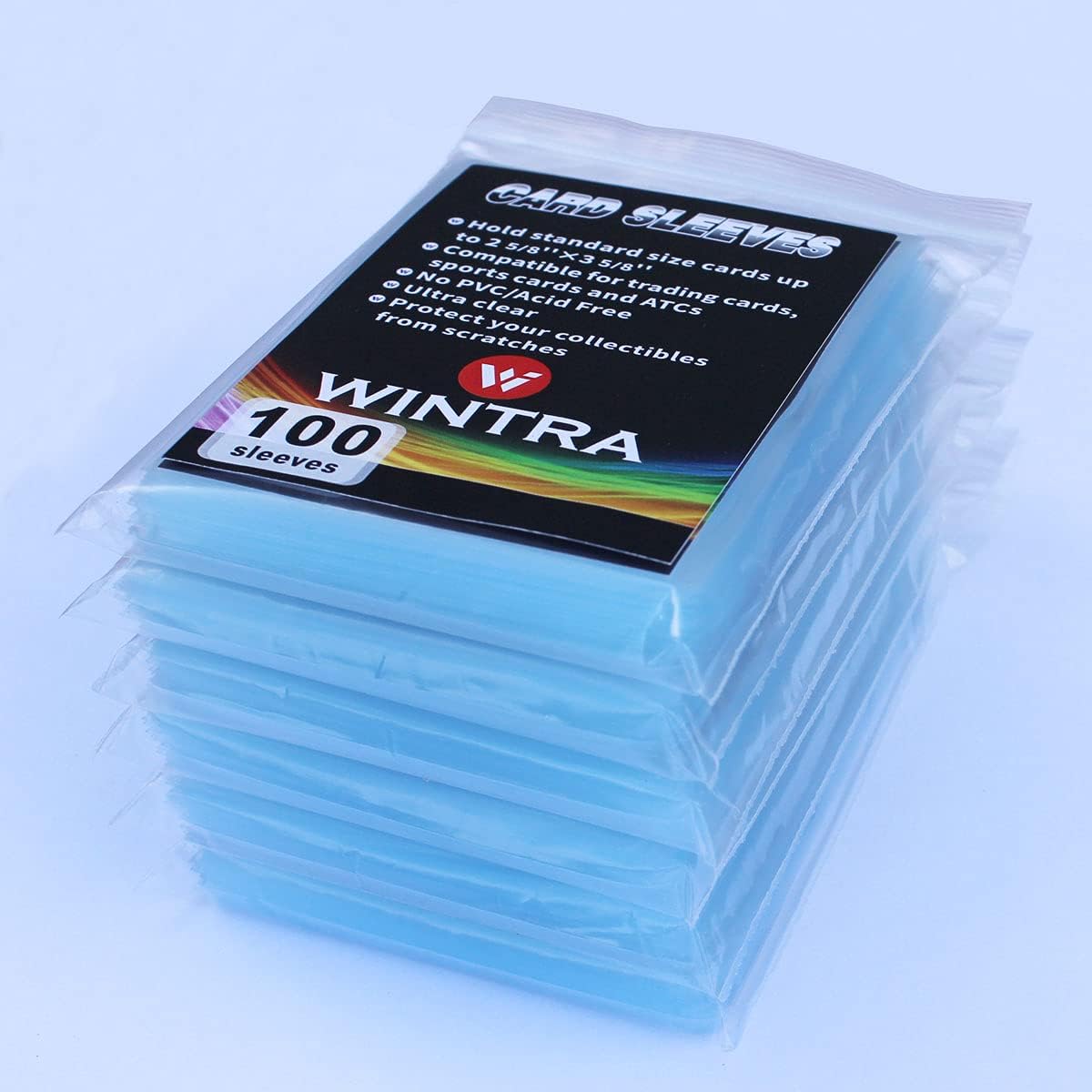1000 Pack Transparent Penny Card Sleeves, 2-5/8 x 3-5/8'' Soft Protective Sleeves, Ultra Clear Baseball Card Sleeves, Soft Card Protectors for Trading Cards and Sports Cards