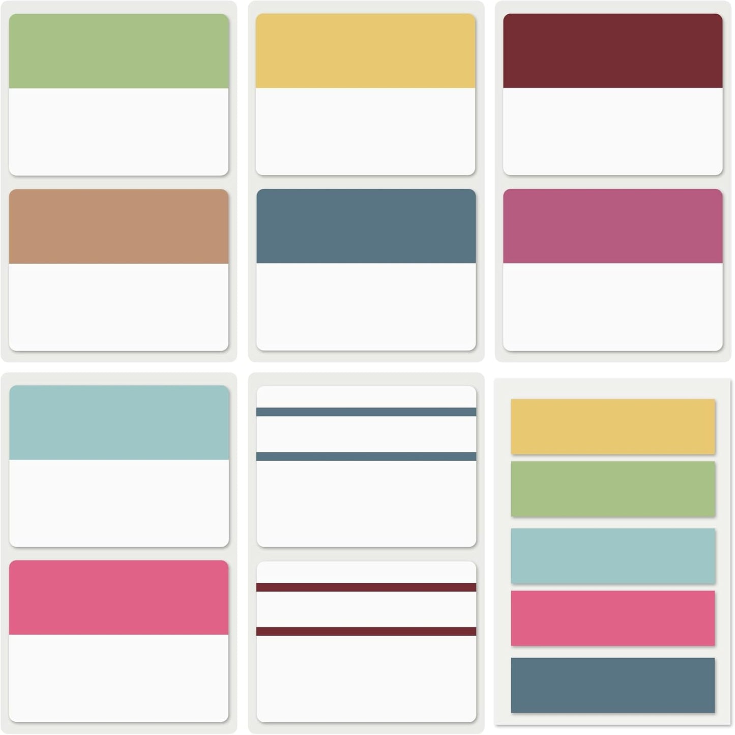 ELII 300 PCS Sticky Index Tabs 2 Inch Book Tabs,Clear Sticky Notes for Pages Notebooks File Tabs Self Adhesive