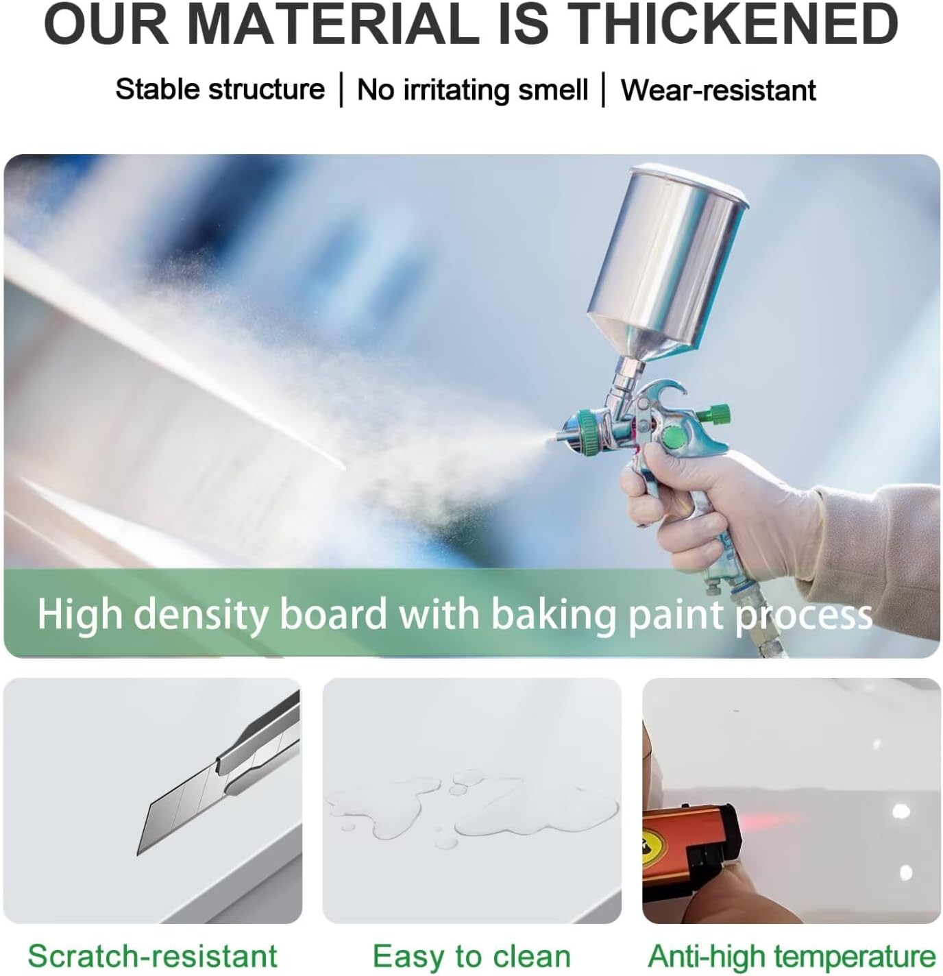 Reception Desk Modern Front Office Desk Reception Counter Receptionist Room Tables with Lock Drawer Checkout Cashier Counter for Lobby Beauty Salon, No Assembly Required White and Wood 79inch