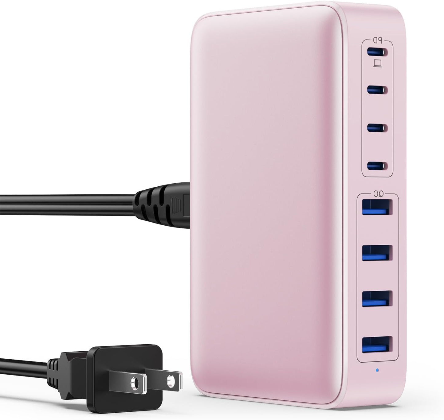 USB C Charger 200W USB C Charger Block,Upgraded GaN III 8-Port Fast Charging Station Hub,PD 65W Laptop Charging Adapter Compatible with MacBook Pro/Air,DELL,Steam Deck,iPhone 16/15/14,Galaxy S23/22