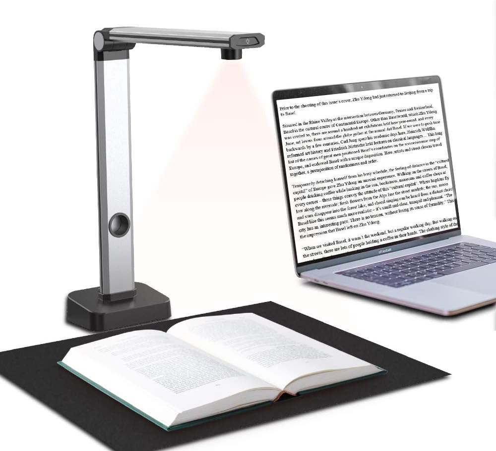 JOYUSING 14MP HD Document Scanner, Capture Size A3, Smart Multi-Language OCR, Convert to PDF/Word/Txt/Excel on Windows and PDF on Mac System