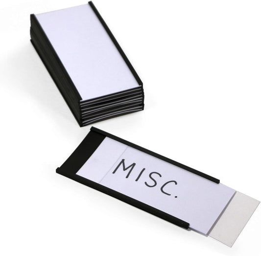 SmartSign Magnetic 'C' Channel Label Holders | 2" x 4", Pack of 10