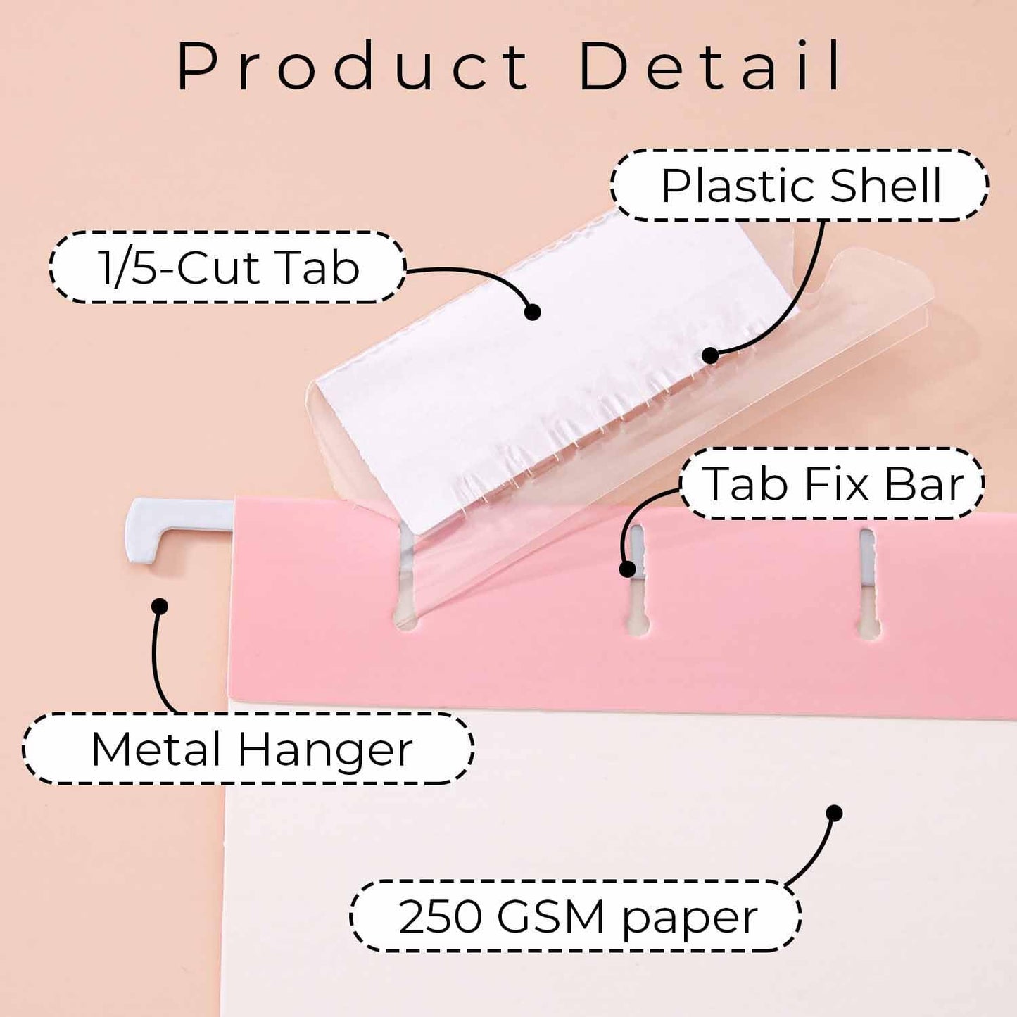 Y YOMA 12 Pack Colored Hanging File Folders Letter Size Decorative Hanging Folder Cute Pretty File Folderfor Filing Cabinet Drawer Office Home with 1/5-Cut Adjustable Tabs, Soft Color