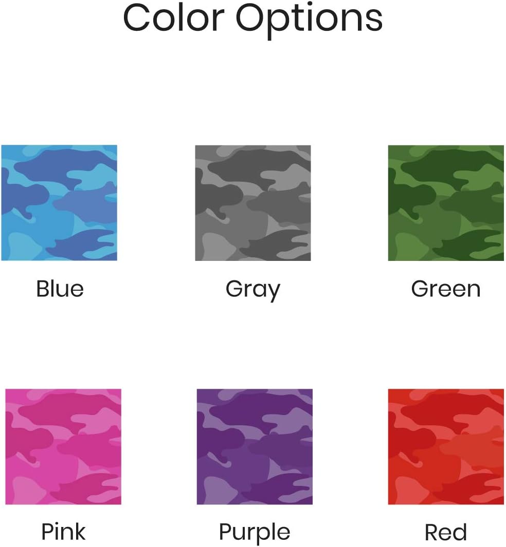 Name Bubbles - Custom Small Rectangle Name Labels for Kids (64 Labels) - Personalized Waterproof Name Stickers for Daycare, Lunch Boxes, Water Bottles, Shoes, School Supplies, & Camp (Camo)