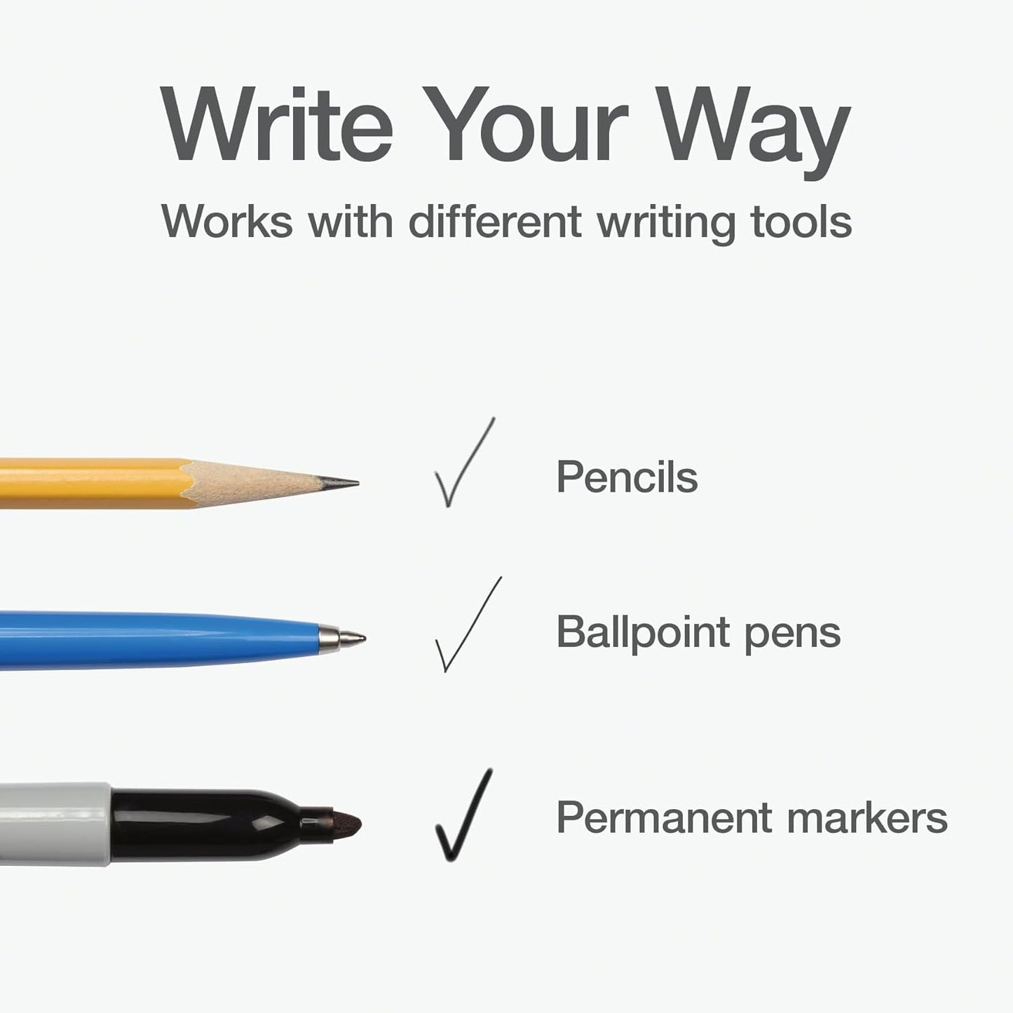Redi-Tag Write-On Tabs, Permanent Adhesive Index Tabs, Tropical Colors: Purple, Green, Blue, Dark Blue, Orange, 1" x 7/16", 130 Pack (1009304)