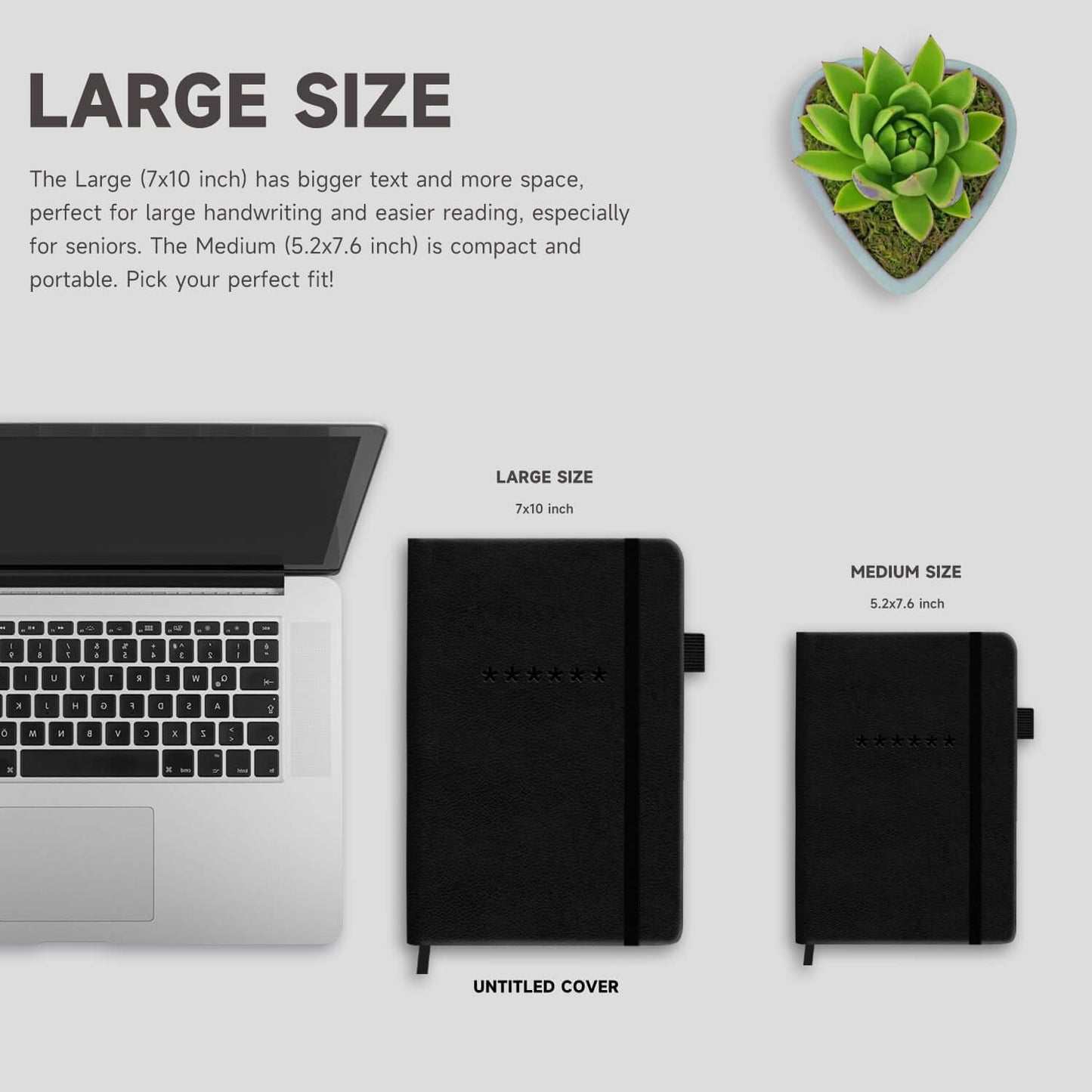 Password Book with Alphabetical Tabs – Hardcover Internet Address & Password Organizer – Password Keeper Notebook for Computer & Website – 7 x 10" Log-in Password Journal w/Thick Paper (Black)