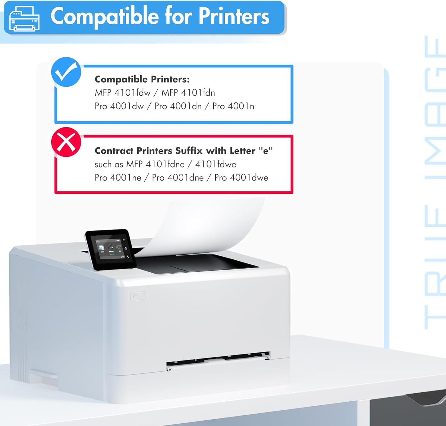 148A 148X Toner Cartridge Black Compatible Replacement for HP 148A 148X W1480X W1480A for HP Laserjet Pro 4001dw 4001dn 4001n MFP 4101fdw 4101fdn Printer Ink (with Chip) (2 Pack)