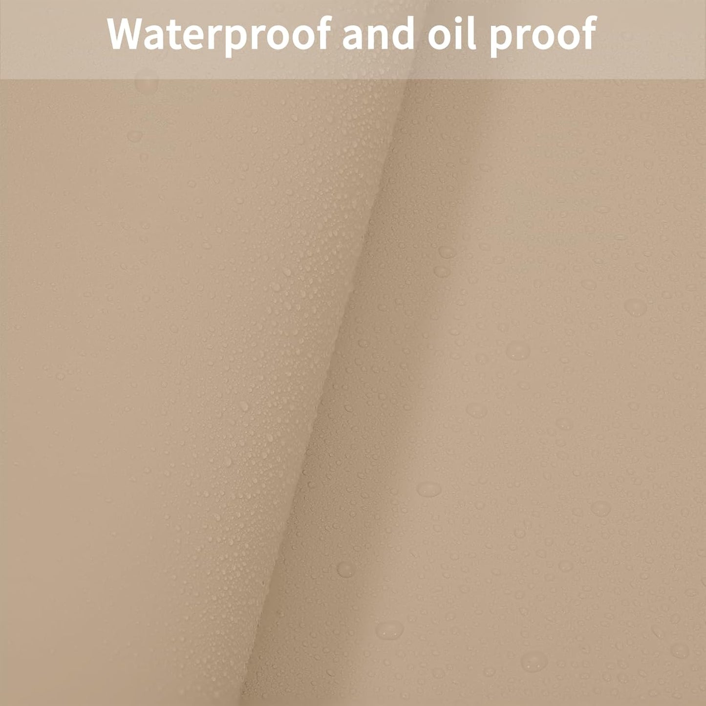 Leather Table Cover,1.8mm Thick,30x60 Inch Desk Cover,Large Desk Mat,Table Protector,Table Cover Protector,Craft Mats to Protect Table(Light Brown+Gray,30x60)