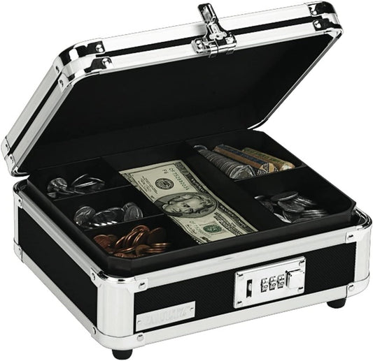 Vaultz® Cash Box, Black
