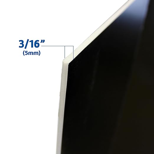 Flipside Products 36” x 48” Foam Project Boards for Presentations, Science Fair, School Projects, Event Displays and Trifold Picture Board - Black - 10 Pack