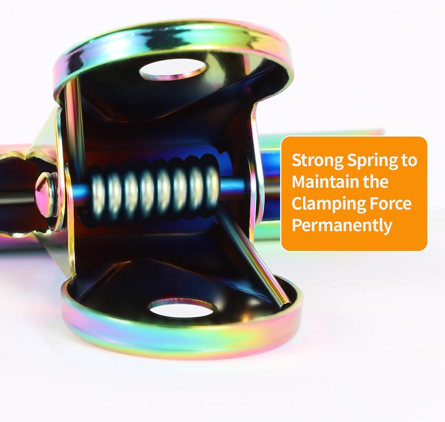 SIAMESE Bulldog Clips, 4 Pcs Binder Clips for Office & Kitchen, Multi-Purpose Binder and Food Bag Clamps for Sealing, Storage, Hanging (Rainbow Colors)