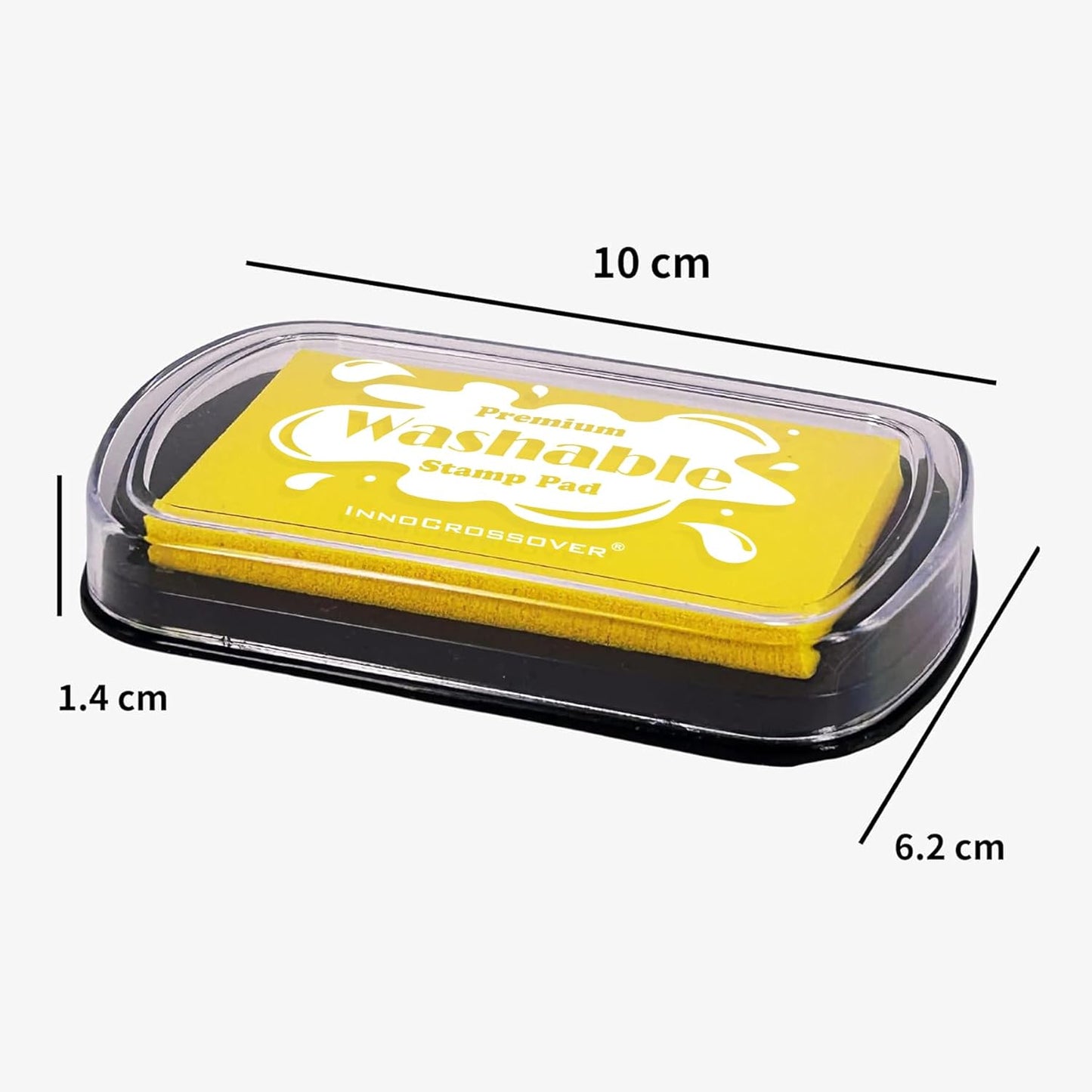 7 Washable Ink Pads for Rubber Stamps, Letter Stamps, Paw Print Stamp Pad For Dogs, Baby Footprint, Fingerprint, Stamp Pads For Kids on Scrapbooking, Card Making Supplies- Large Safe Non-Toxic Ink Pad