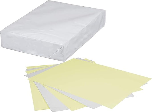 Limited Papers (TM), Carbonless Sheets, Superior, Pre Collated, Multi part, Bond Finish. (2 Part Reverse, 8.5 x 11 Inch, Canary/White (5887), 1 Ream)