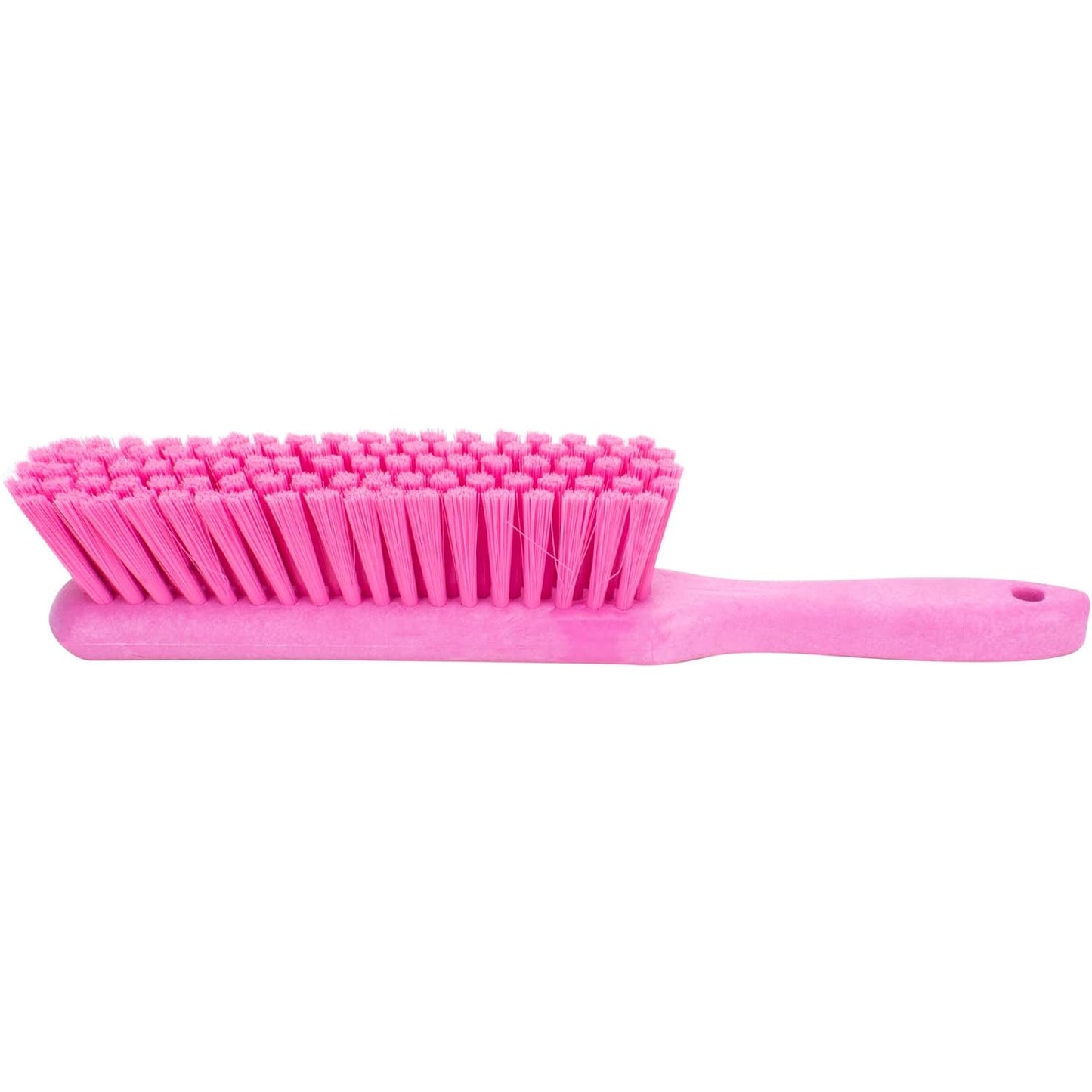 SPARTA Handheld Soft Counter Brush 8 Inch Bristle Span, Multi-Use Dust Brush with 5 Inch Handle for Tables, Countertops, and Delicate Surfaces, Polyester, Pink, (Pack of 6)
