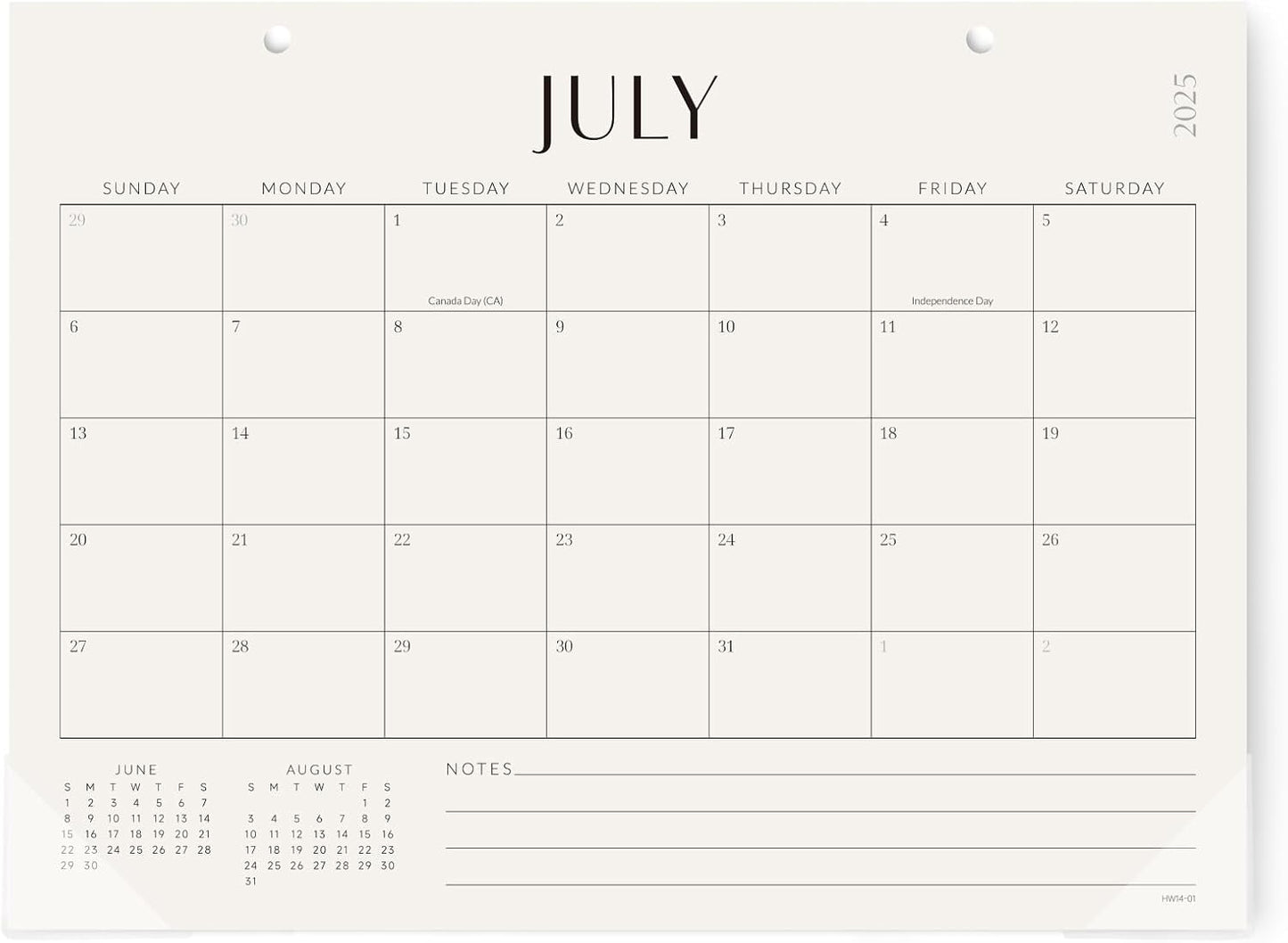 Jotsome Desk Calendar 2025-2026, Academic Desk Pad Calendar From July 2025 to December 2026 14x10.5 inch, Desk Blotter Calendar for Home and Office, Easy Planning (Jul 2025 - Dec 2026, Large)