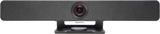 WYRESTORM 4K Conference Room Camera with AI Auto Framing, Presenter & Speaker Tracking, 120° Wide-Angle Webcam, 5X Digital Zoom, 4-Mic Array & 2 Speakers, Work with Meet, Teams, Zoom