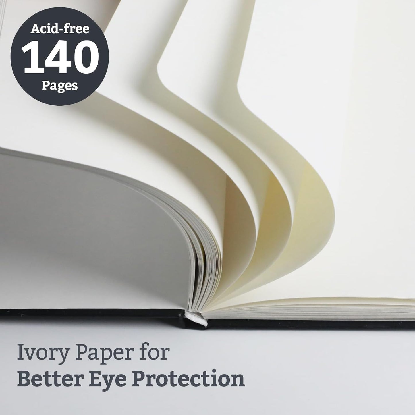 2Pack Blank Hardcover Sketch Book Notebook, A5 140 Pages 120Gsm Thick Journal for Drawing,School,Work,Diary，5.7''*8.3'',Lavender