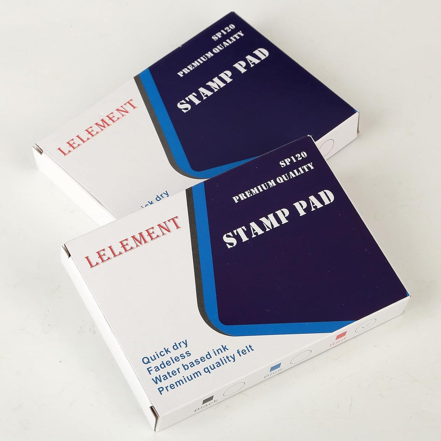 Ink Pads for Stamps | Black Ink Stamp Pad | Rubber Stamps Ink Pad - Premium Quality Felt Pad for Stamps | Stamp Pads | Large Size