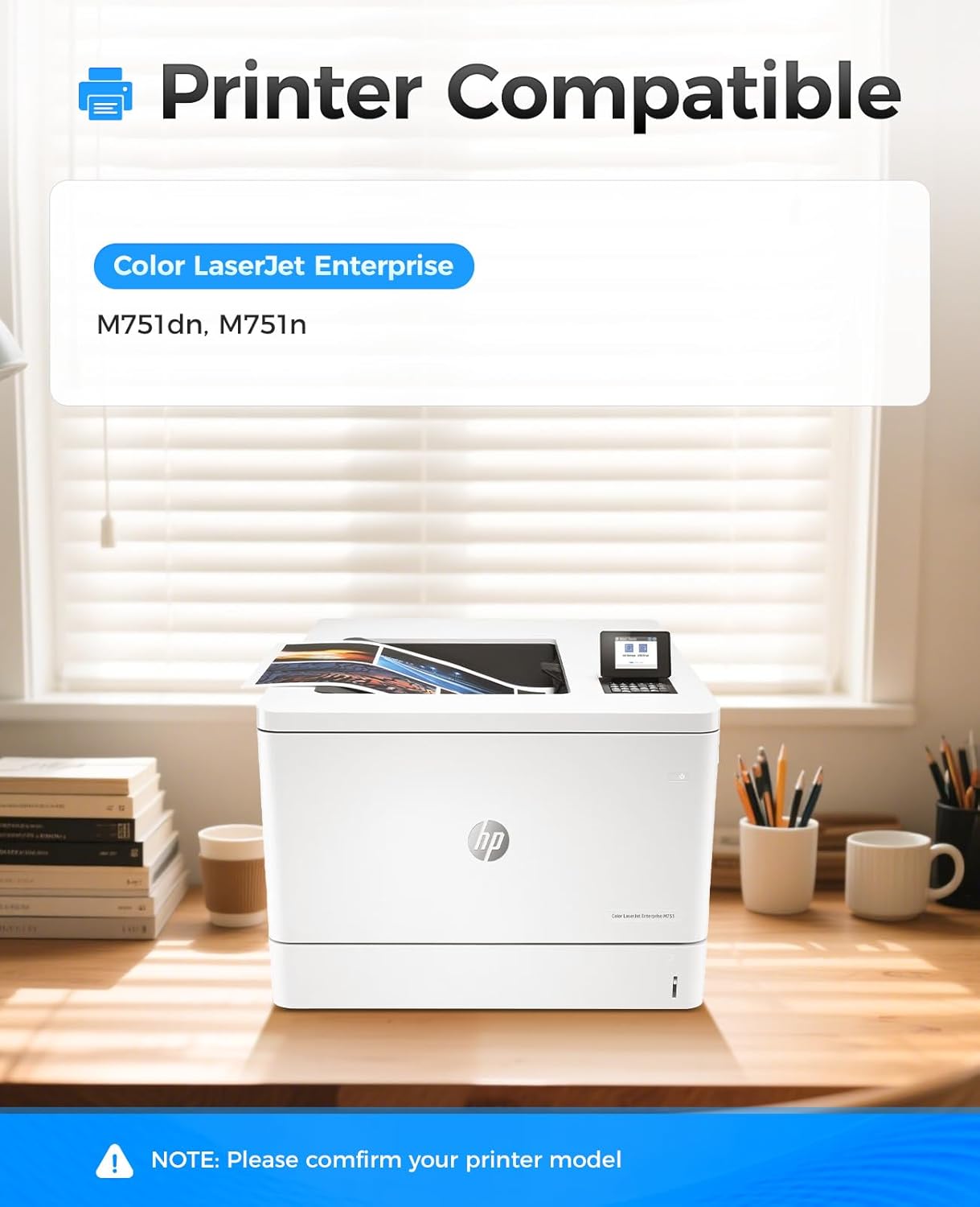 658X Toner Cartridge Set 4-Pack High Yield Replacement for HP 658X 658A W2000X W2001X W2002X W2003X Compatible for HP Color Laserjet Enterprise M751 M751dn M751n Printer Ink Black Cyan Yellow Magenta