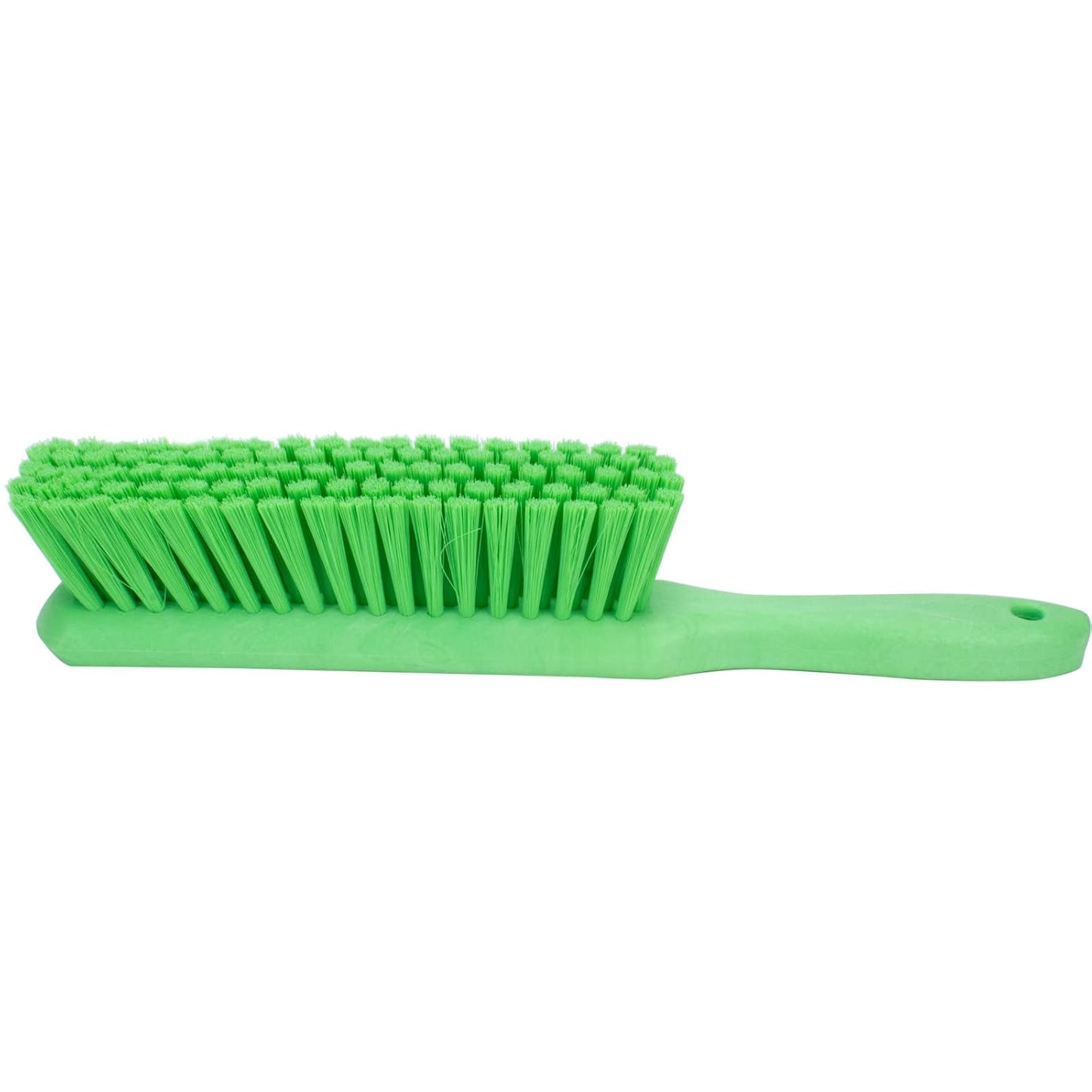 SPARTA Handheld Soft Counter Brush 8 Inch Bristle Span, Multi-Use Dust Brush with 5 Inch Handle for Tables, Countertops, and Delicate Surfaces, Polyester, Lime