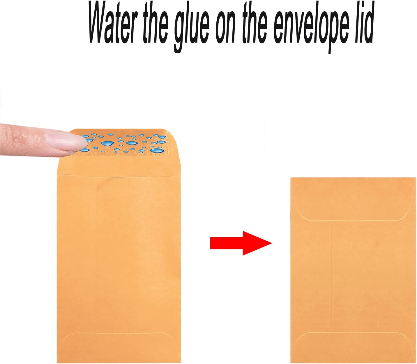 500 Pack #1 Brown Coin Envelope 2.25 X 3.5 inches Kraft Envelopes Classic Small Parts Envelopes with Self Adhesive Gummed Flap for Coins Cash Credit Cards Seeds