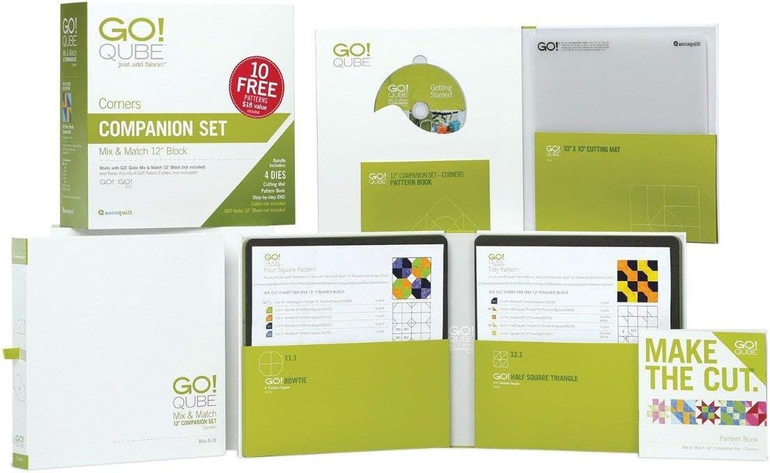 Accuquilt GO! Qube 12 Companion Set-Corners