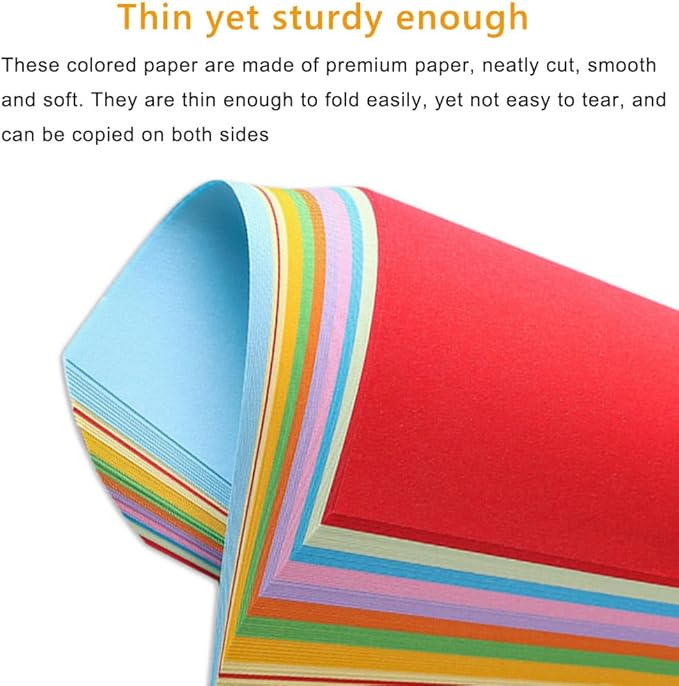 A4 Origami Paper Green 100 Sheets, 8.27×11.7 inch Double Sided Color Easy Fold Big Origami Paper A4 Colored Copy Papers Thin 70gsm for Beginners, DIY handwork Art and Craft Projects (210 x 297 mm)