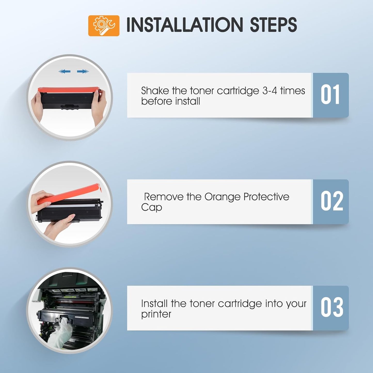 TN436 TN-436 Toner Cartridge Compatible for Brother TN436 TN 436 TN-436 TN436bk Toner Cartridge Brother MFC-L8900CDW HL-L8360CDW HL-L8360CDWT HL-L9310CDW MFC-L9570CDW Printer (BCYM, 4 Pack)
