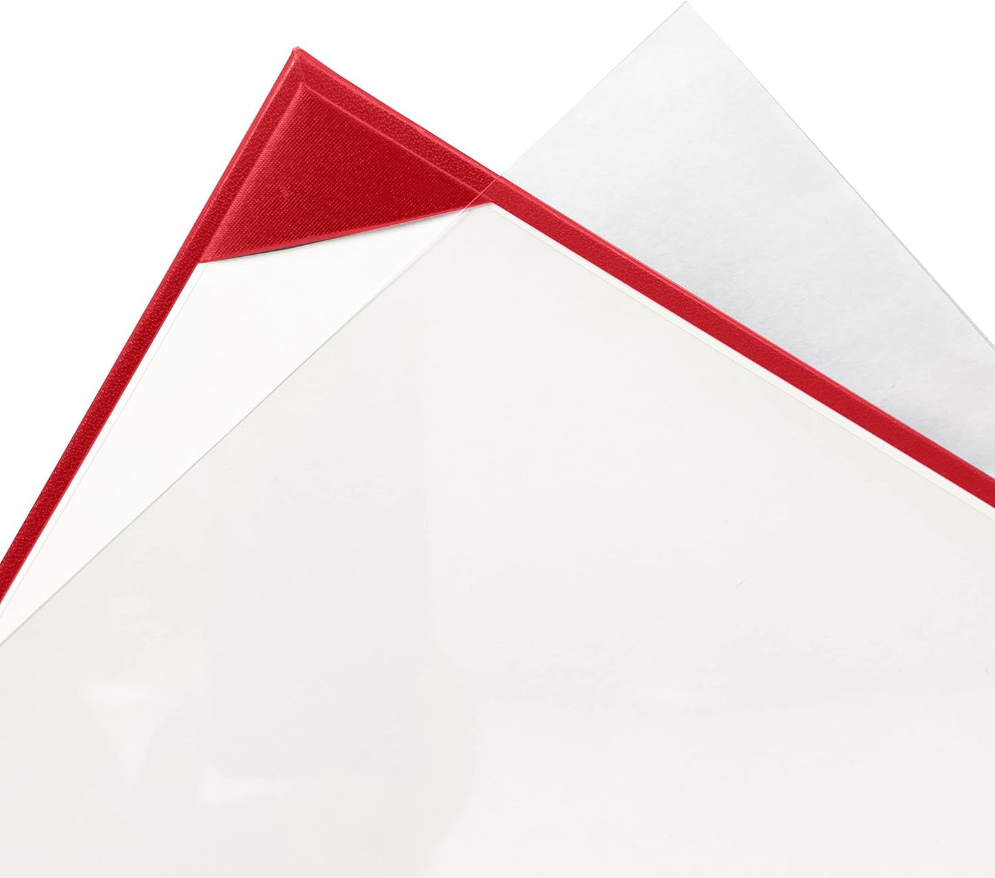 Smooth Diploma Certificate Cover 8 1/2" x 11" Red
