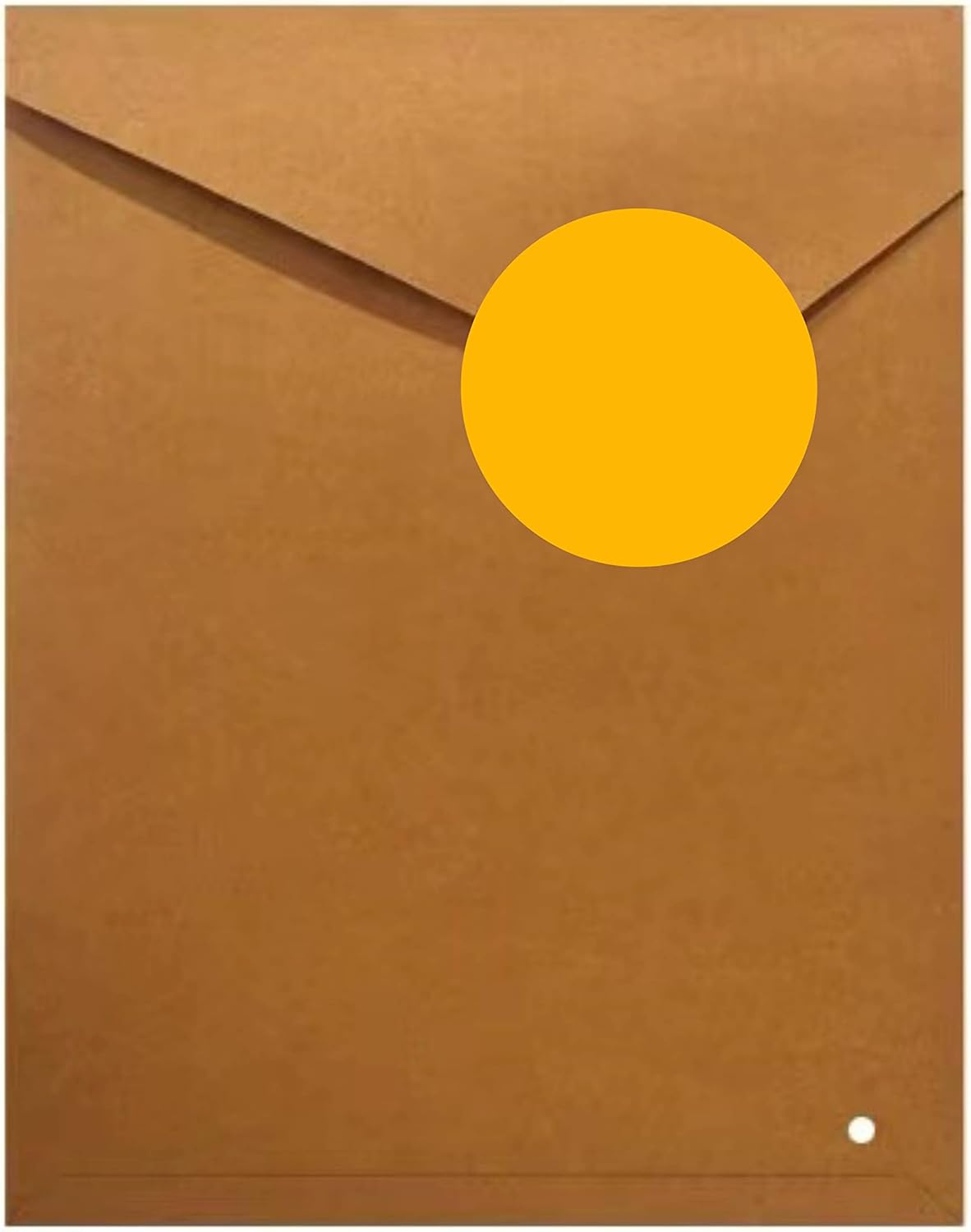 PARLAIM 2" Round Color Coding Stickers, 500 Circle Dot Labels, in Dispenser Box for Inventory Food Retail Office (Fluorescent Orange)