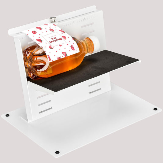 TOPOWN Precise Label Applicator Bottle and Jar-Labeling Tool for Bottle-Essential Tools for Label Makers White