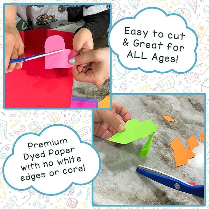 Hygloss 90 Sheets Holiday Christmas Colored Cardstock - 8.5x11-Inch Red and Green Letter Size Color Cardstock Paper - 65 lb/ 176 gsm, Acid-Free, Fade-Resistant